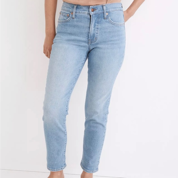 Madewell The Petite Perfect Vintage Jean in Alderton Wash Light Wash Size 24P - Picture 2 of 10